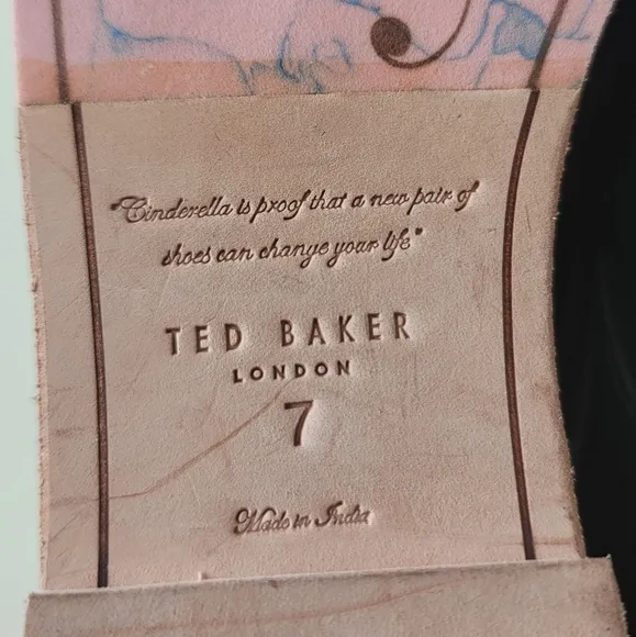 Ted Baker Loomi Patent Leather Derby Oxford Shoes - Like New