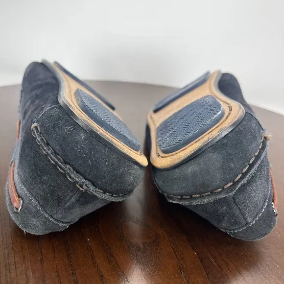 Ted Baker Muddi Loafer Shoes Men's 9 Black Suede Moc Toe Boat‎ Slip On FD05718