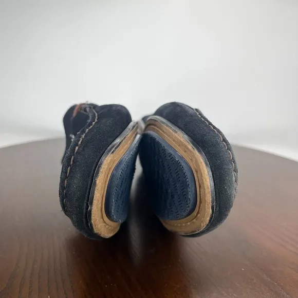 Ted Baker Muddi Loafer Shoes Men's 9 Black Suede Moc Toe Boat‎ Slip On FD05718