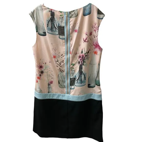Ted Baker Nama Watercolor Bottle Print Dress
