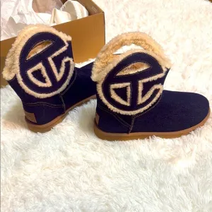 Telfar x Ugg Denim Boots, New In Box