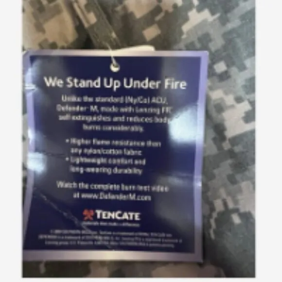 TenCate OCP Flame-Resistant Pants Men's Size Large Defender M Combat Army Camo