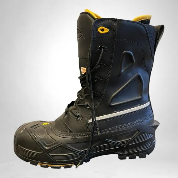 Terra Footwear Mens 12 Crossbow Work‎ boots black leather upper Construction