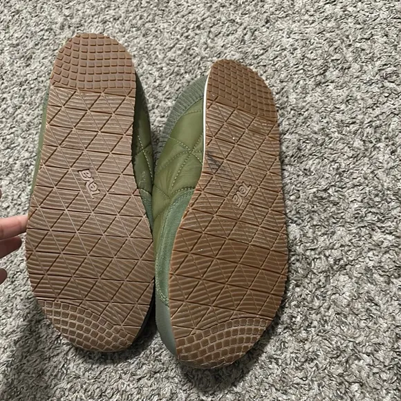 Teva Re-Ember Moc Men's Green Quilted Slip-On Shoes