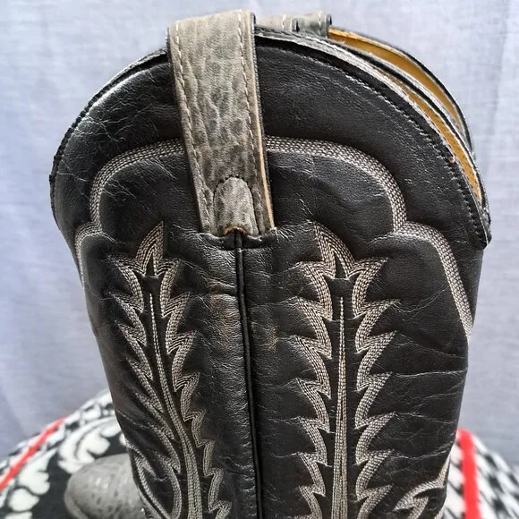 Texas All American Made Cowboy Leather Boots Mens 9D