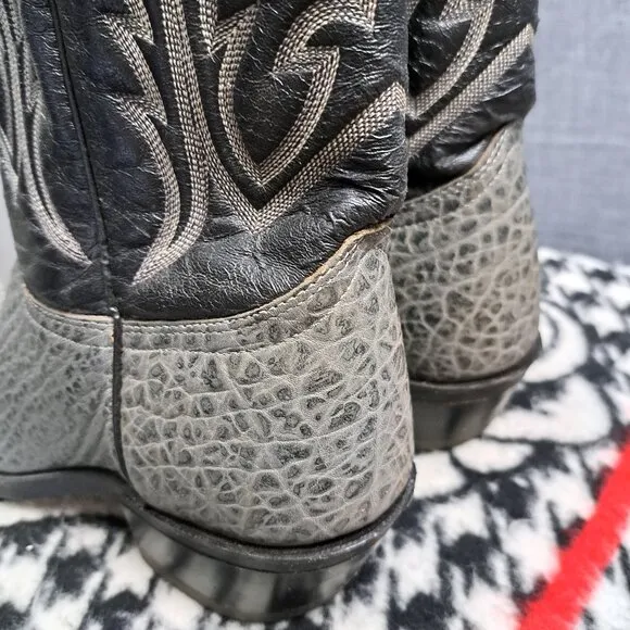 Texas All American Made Cowboy Leather Boots Mens 9D