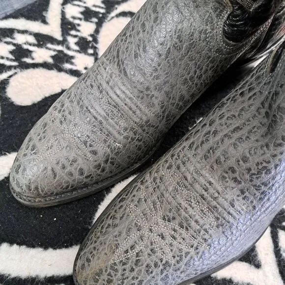 Texas All American Made Cowboy Leather Boots Mens 9D