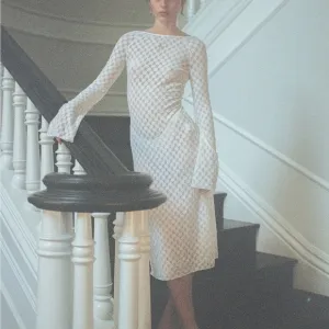 The Jane Maxi Dress in White Lace
