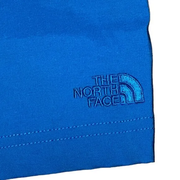 The North Face Relaxed Fit Elastic Waist Pull On Banff Blue 7&quot; Shorts Size Small