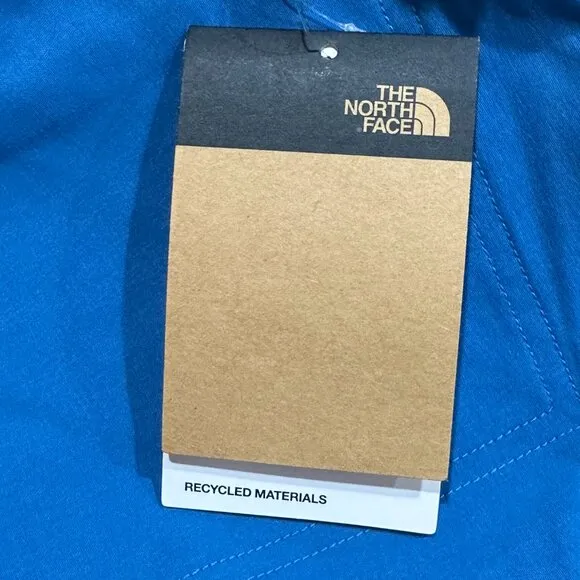 The North Face Relaxed Fit Elastic Waist Pull On Banff Blue 7&quot; Shorts Size Small