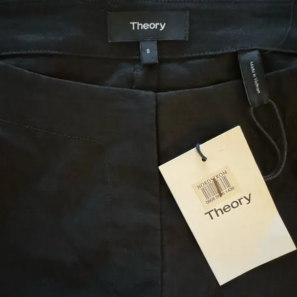 Theory Organic Crunch Linen Belted Shift Dress Size 8 Missing Belt