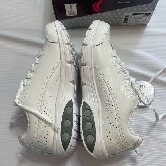 Therafit Kathy Slip Resistant Orthopedic Leather Athletic Sneakers Shoes Size 9W