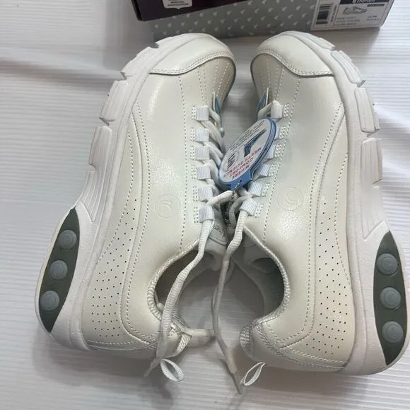 Therafit Kathy Slip Resistant Orthopedic Leather Athletic Sneakers Shoes Size 9W