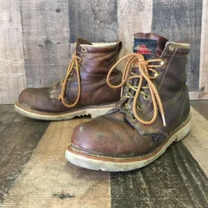 Thorogood 804-4374 Steel Round Toe Work Boots Mens 8 D