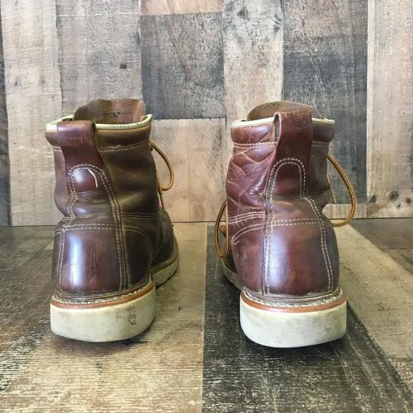 Thorogood 804-4374 Steel Round Toe Work Boots Mens 8 D
