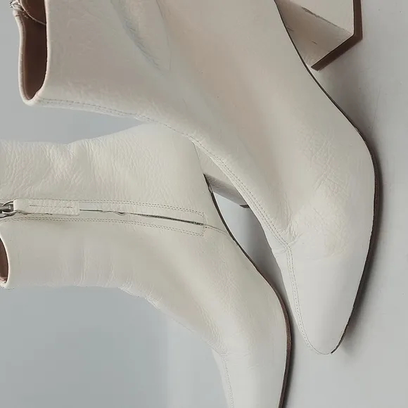 Thursday Boot Co Elegant White Ankle Boots