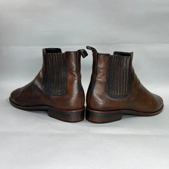 Thursday Men's Size 12 Everyday Brown Leather Chelsea Boots