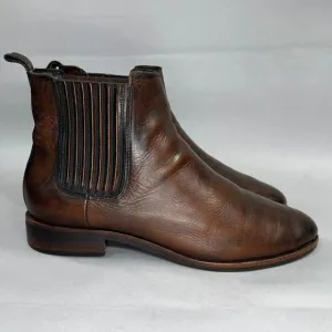 Thursday Men's Size 12 Everyday Brown Leather Chelsea Boots