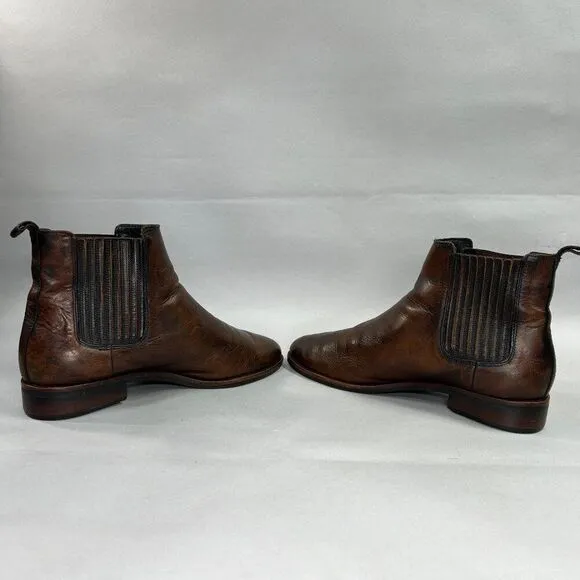 Thursday Men's Size 12 Everyday Brown Leather Chelsea Boots