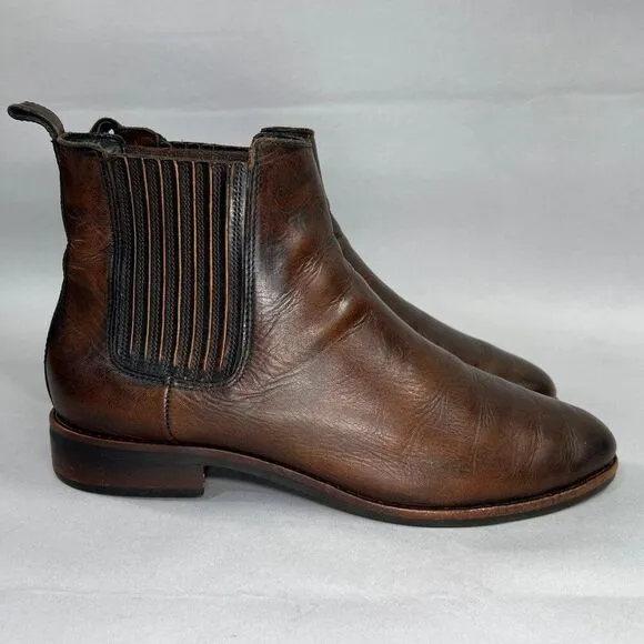 Thursday Men's Size 12 Everyday Brown Leather Chelsea Boots