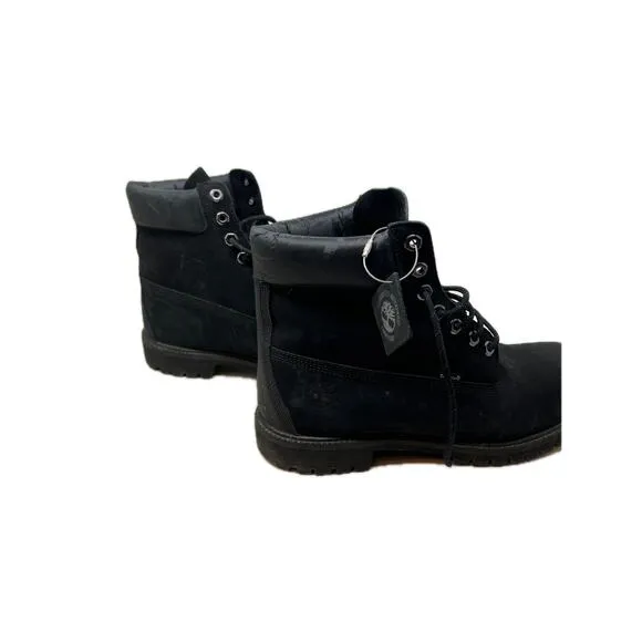 Timberland 6&quot; Premium Boot Black Nubuck Boots Mens 12