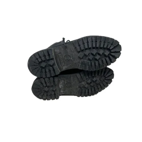 Timberland 6&quot; Premium Boot Black Nubuck Boots Mens 12