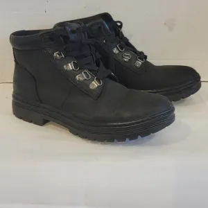 TIMBERLAND BLACK LEATHER SHOE BOOTS (sz 7.5)