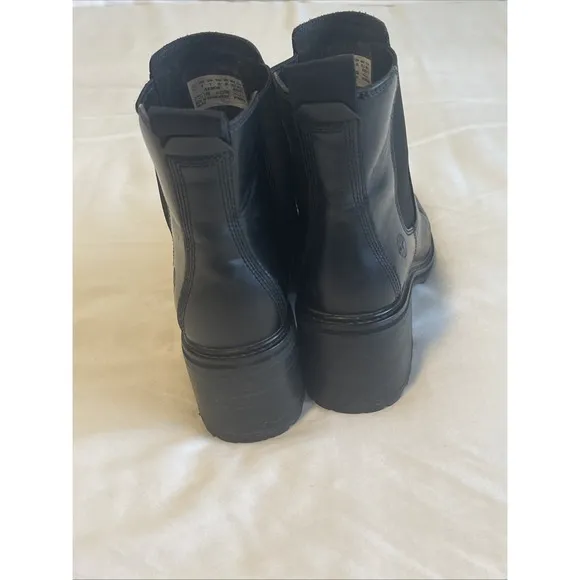 Timberland Black Leather Womens 9 Sienna High Fashion Boots $225