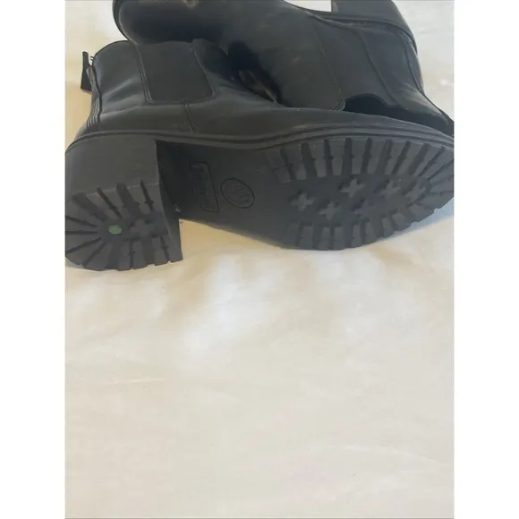 Timberland Black Leather Womens 9 Sienna High Fashion Boots $225