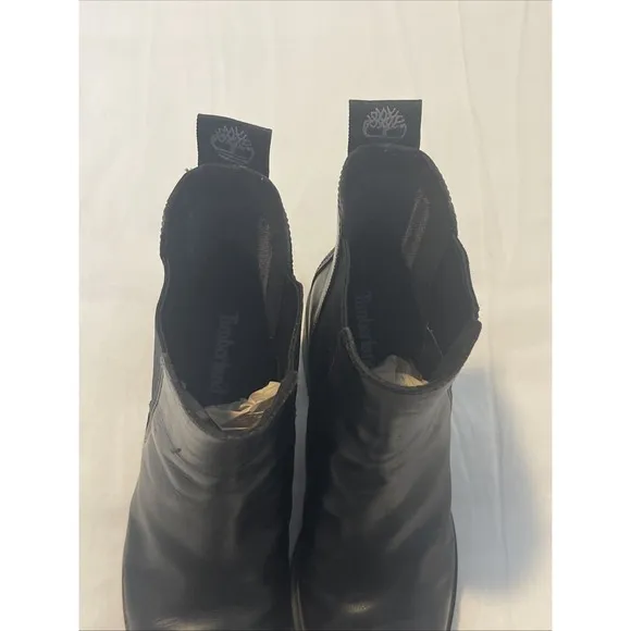 Timberland Black Leather Womens 9 Sienna High Fashion Boots $225