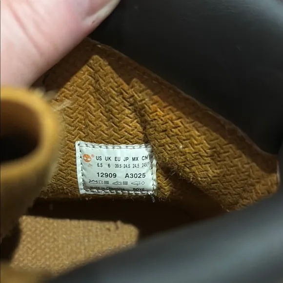 Timberland Boys Tan Boots