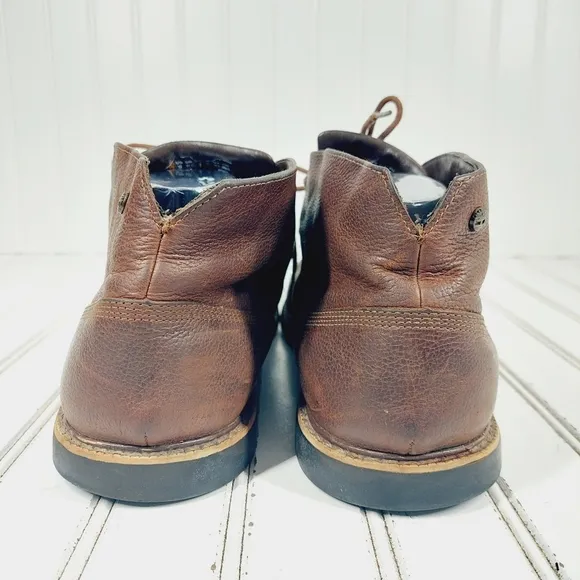 Timberland Brook Park Brown Leather Lace Up Chukka Boots M126