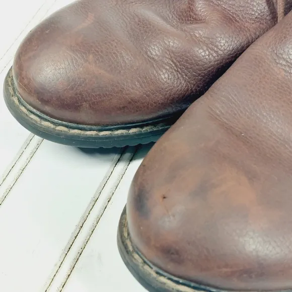 Timberland Brook Park Brown Leather Lace Up Chukka Boots M126