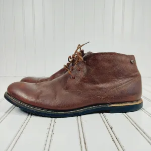 Timberland Brook Park Brown Leather Lace Up Chukka Boots M126