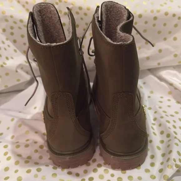 Timberland Brown Lace-Up Boots