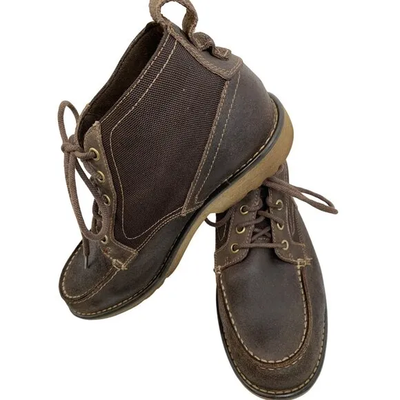 Timberland Earthkeepers Chukka Mens Boots Brown Leather Ortholite Size 8.5 8191