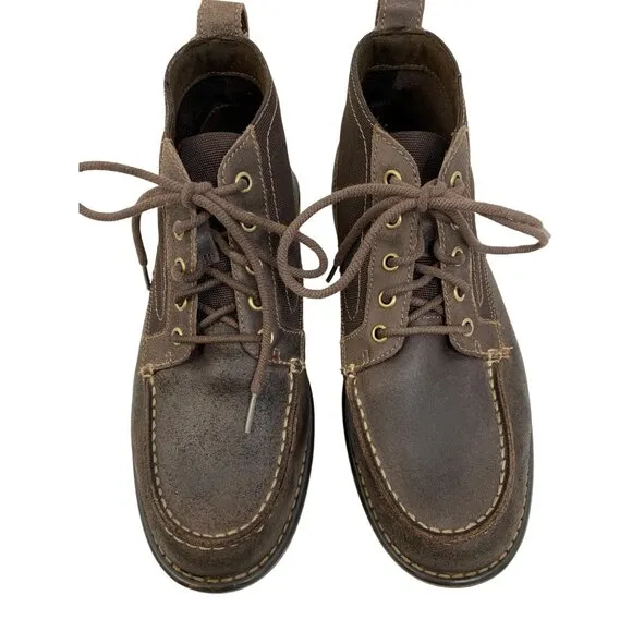 Timberland Earthkeepers Chukka Mens Boots Brown Leather Ortholite Size 8.5 8191