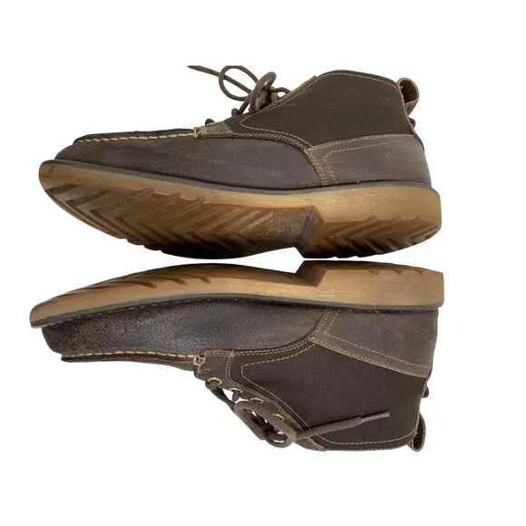 Timberland Earthkeepers Chukka Mens Boots Brown Leather Ortholite Size 8.5 8191