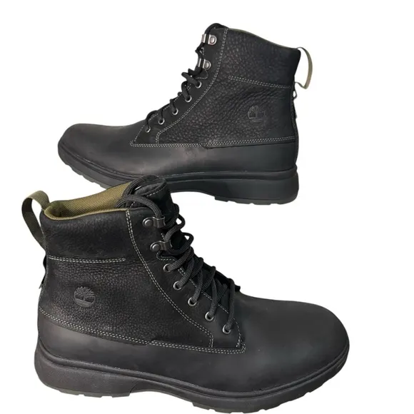 Timberland Men's Black Leather Boots