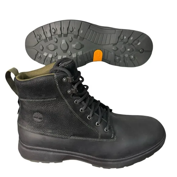 Timberland Men's Black Leather Boots