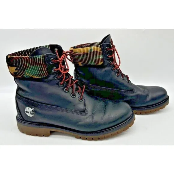 Timberland Men's Boots Black /Camo Size US 9 A2KC3 ReBOTL