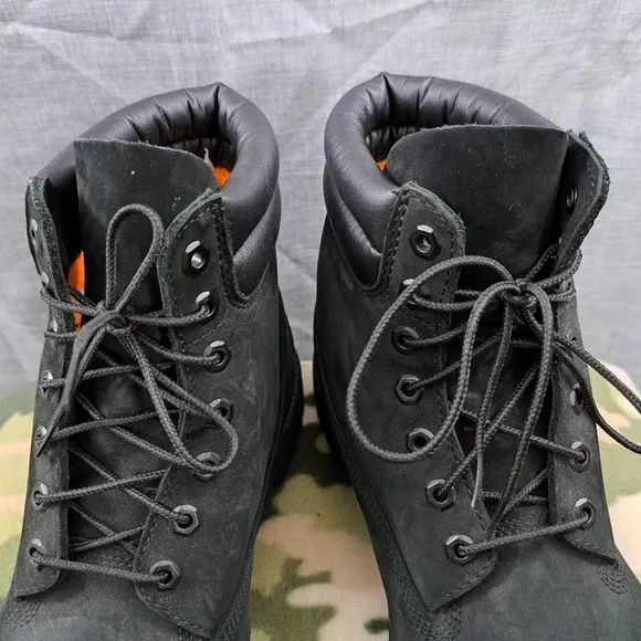 Timberland Men's Boots Size 13M Black Nubuck Leather 73541