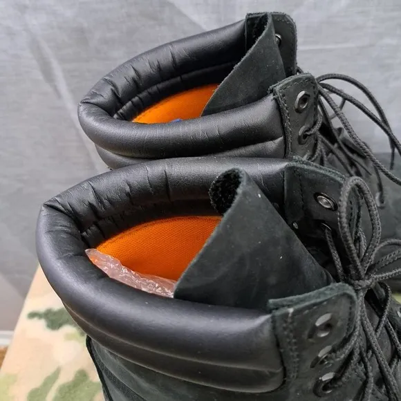 Timberland Men's Boots Size 13M Black Nubuck Leather 73541