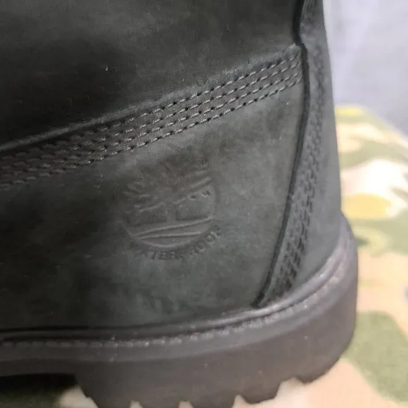 Timberland Men's Boots Size 13M Black Nubuck Leather 73541
