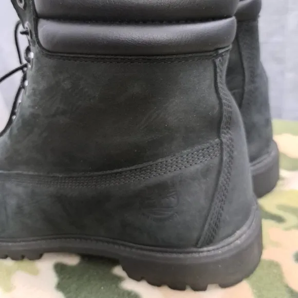 Timberland Men's Boots Size 13M Black Nubuck Leather 73541