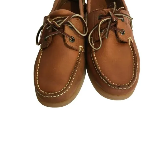 Timberland Men's New With Box 75016 Classic 2-Eyelet Boat Shoe Sz 9 Tan Nautical