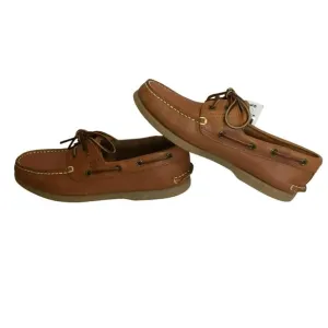Timberland Men's New With Box 75016 Classic 2-Eyelet Boat Shoe Sz 9 Tan Nautical