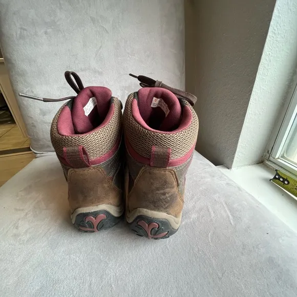 Timberland Norwood Mid Waterproof Hiking Boots Women’s 8.5 Brown Leather