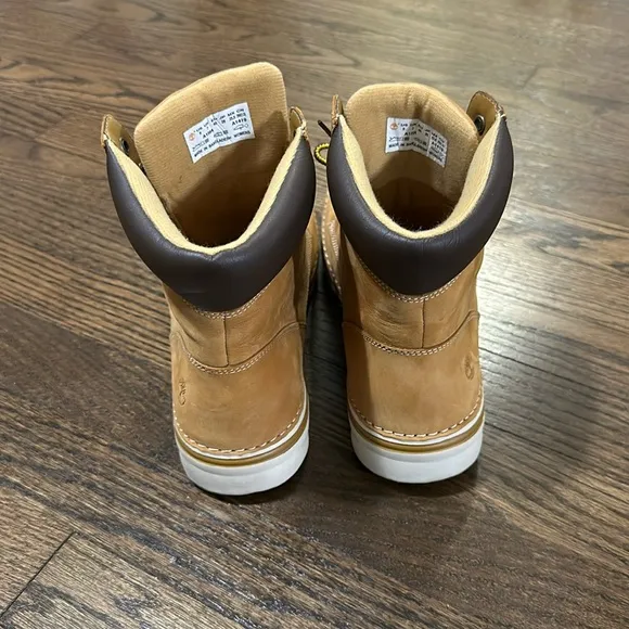 Timberland Ortholite lightweight Women's Brookton Lace-Up Leather Boots 9