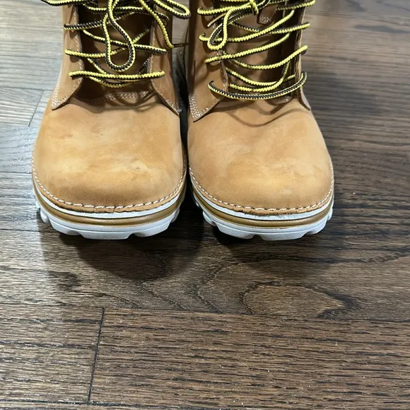 Timberland Ortholite lightweight Women's Brookton Lace-Up Leather Boots 9
